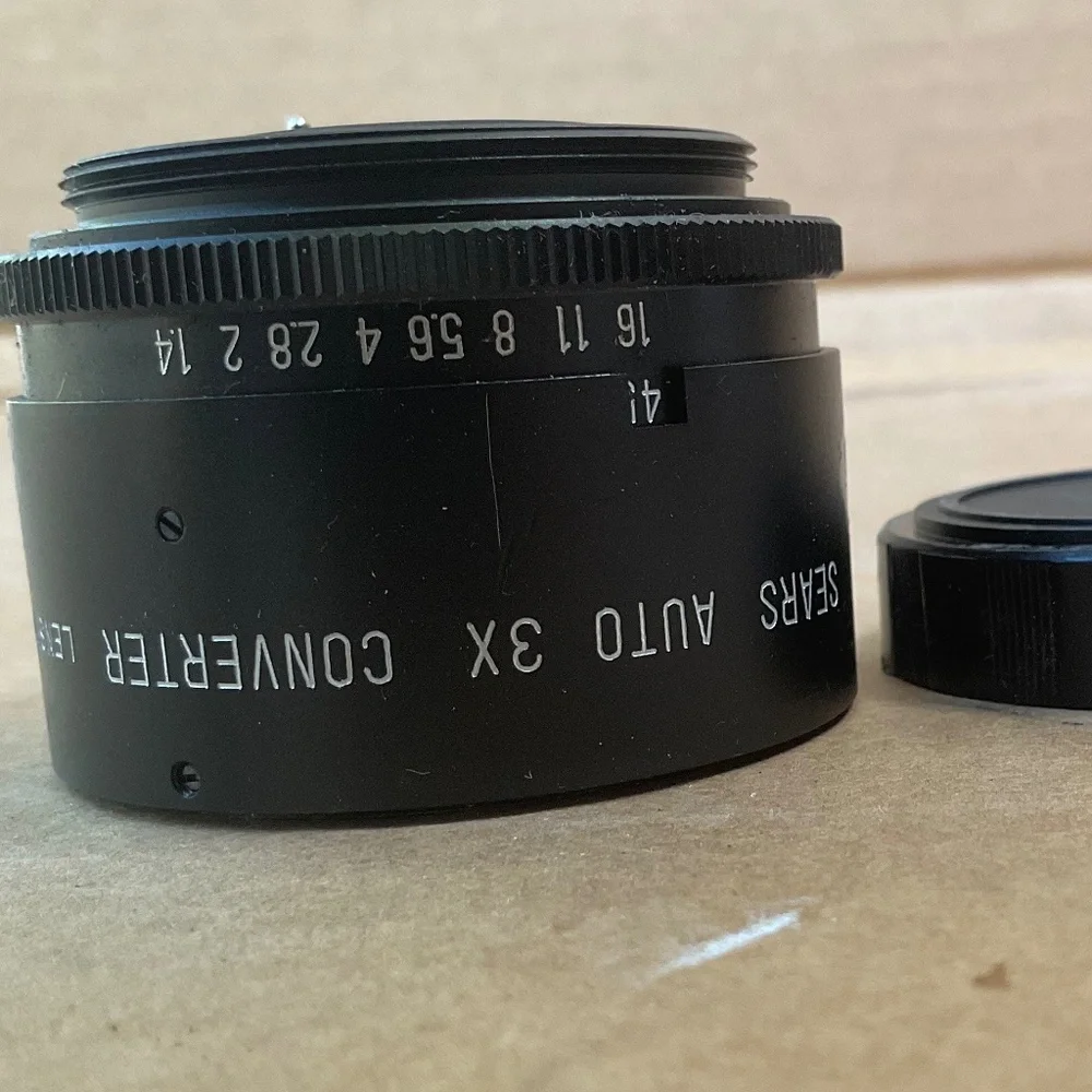 🎥 Sears auto 3x converter lens 📸